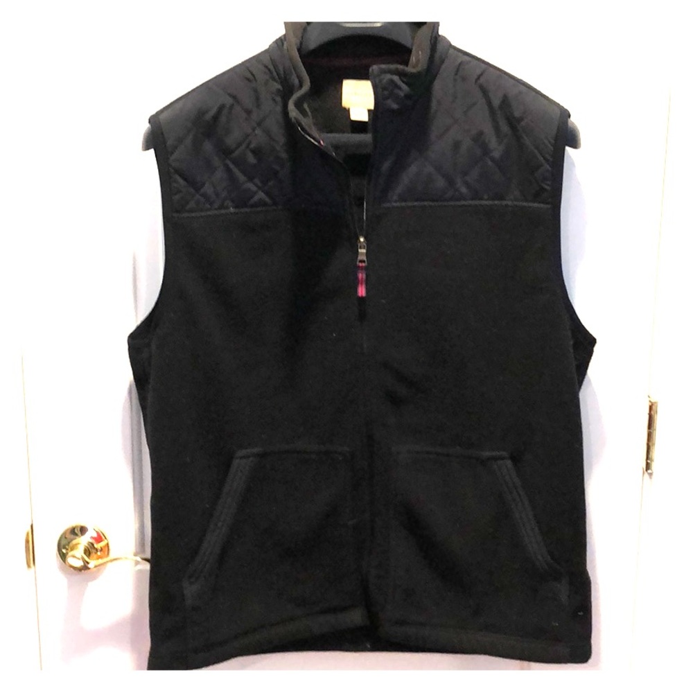 Men’s Bass fleece vest size L